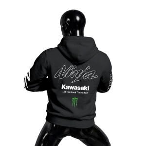 Kawasaki Racing: Ninja - Black 2026 Kapüşonlu Hoodie