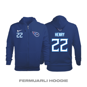 Tennessee Titans: Home Edition 2020/2021 Fermuarlı Kapüşonlu Hoodie L