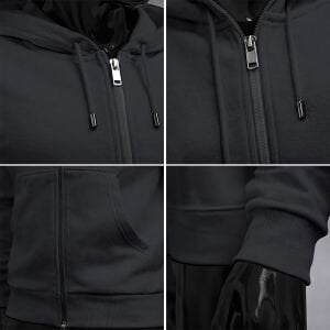 Kawasaki Racing: Ninja - Black 2026 Fermuarlı Hoodie