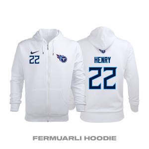 Tennessee Titans: Road Edition 2020/2021 Fermuarlı Kapüşonlu Hoodie XL