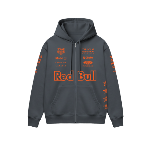 Red Bull Racing: #DutchGP Livery - Smoke Edition 2K27 Fermuarlı Hoodie