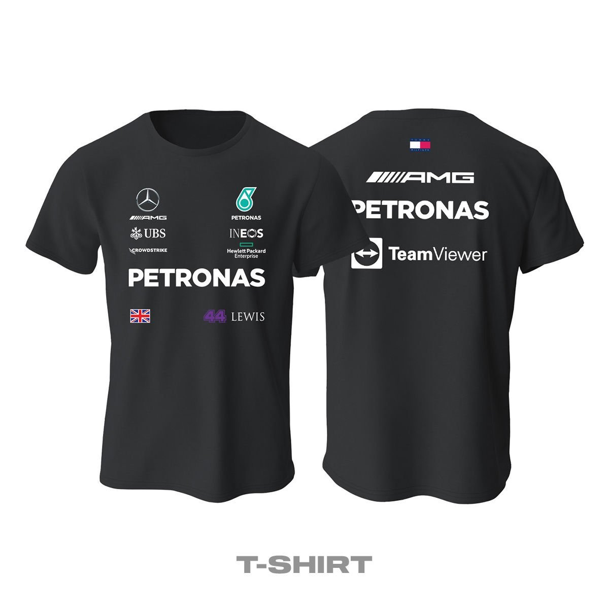 AMG Petronas F1 Team: Black Edition 2022 Tişört
