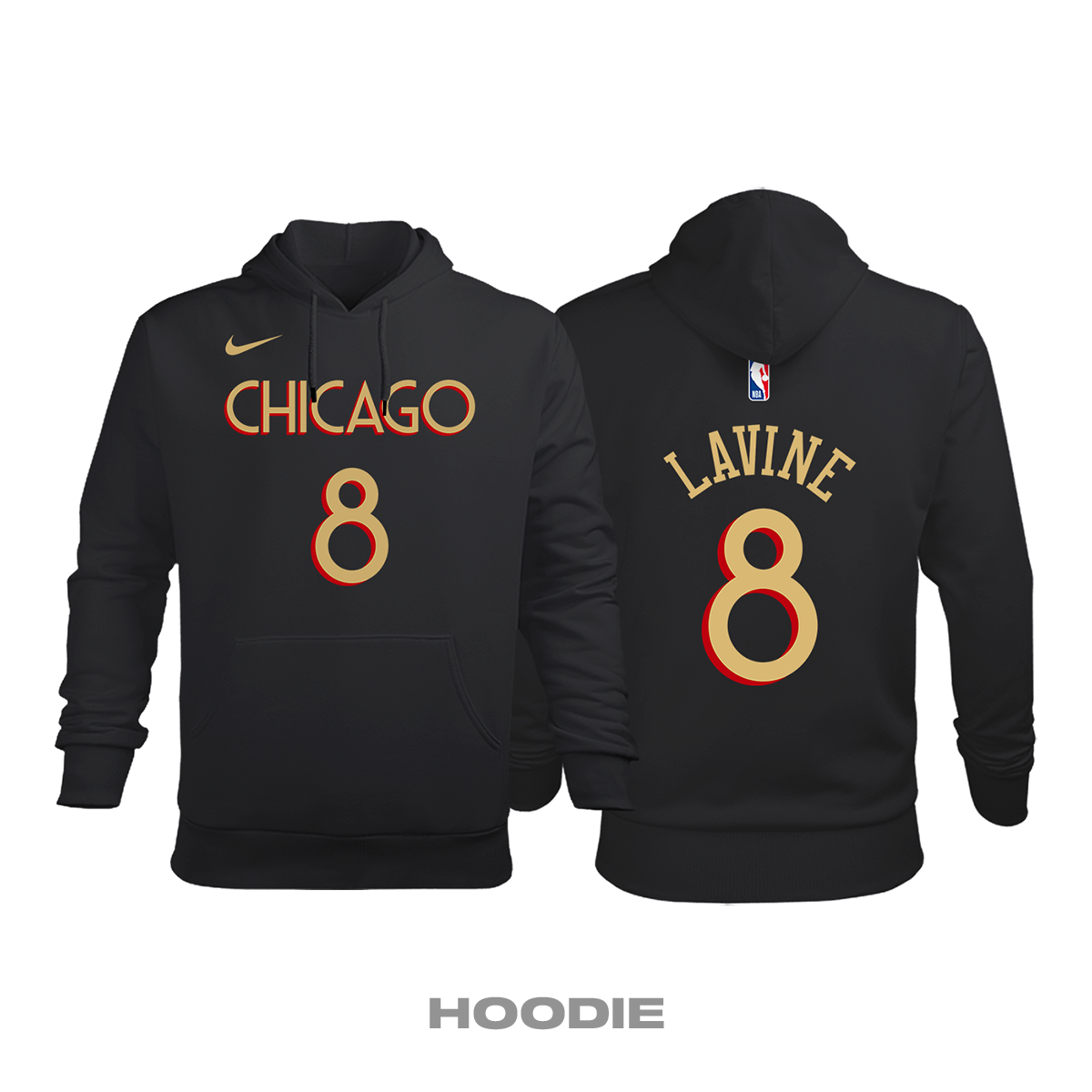 Chicago Bulls: City Edition 2020/2021 Kapüşonlu Hoodie M