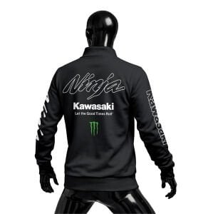 Kawasaki Racing: Ninja - Black 2026 Fermuarlı Ceket