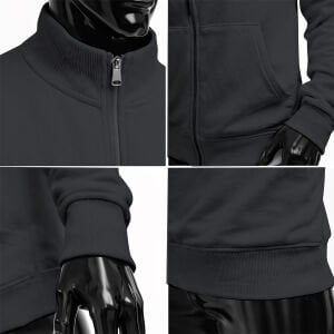 Kawasaki Racing: Ninja - Black 2026 Fermuarlı Ceket