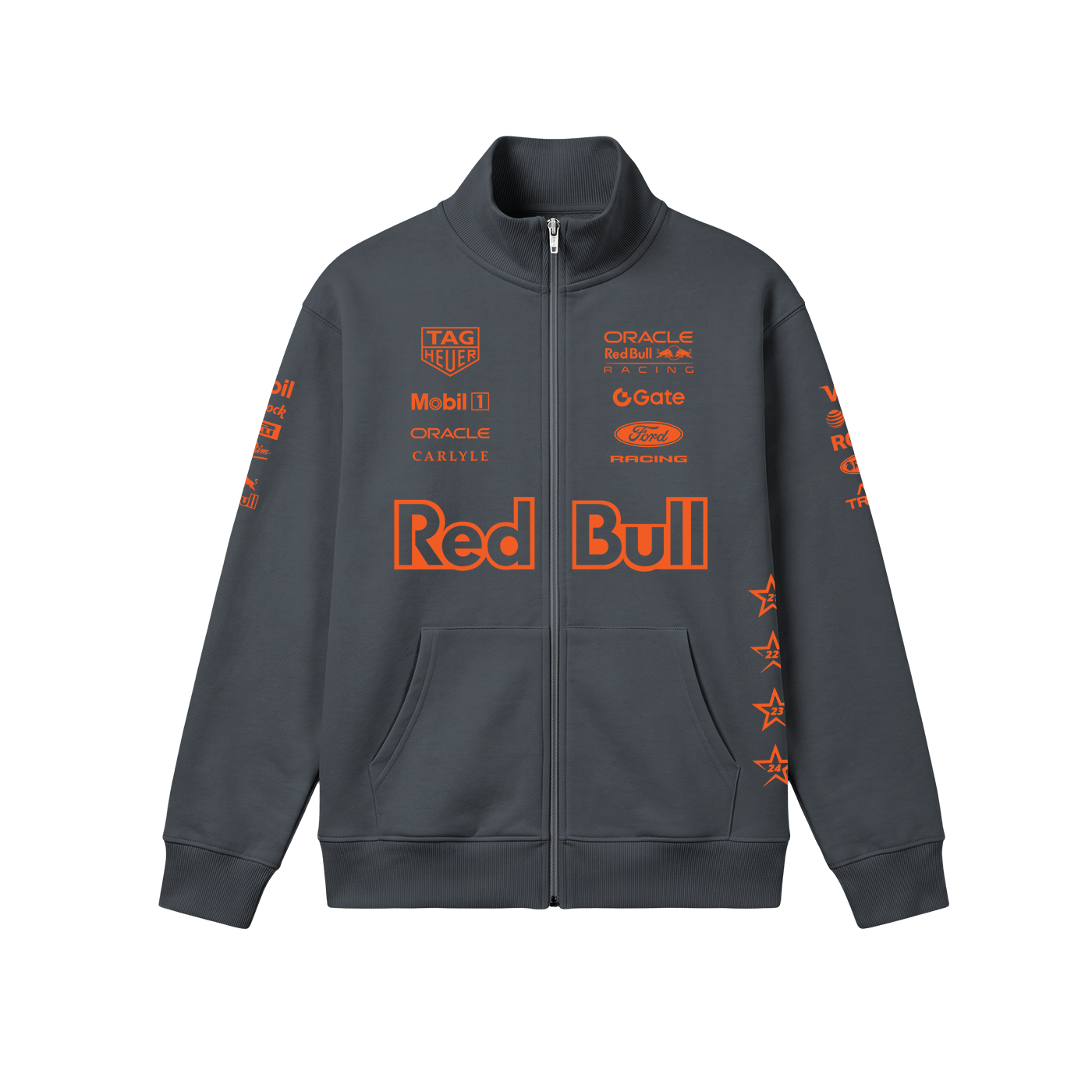 Red Bull Racing: #DutchGP Livery - Smoke Edition 2K27 Fermuarlı Ceket