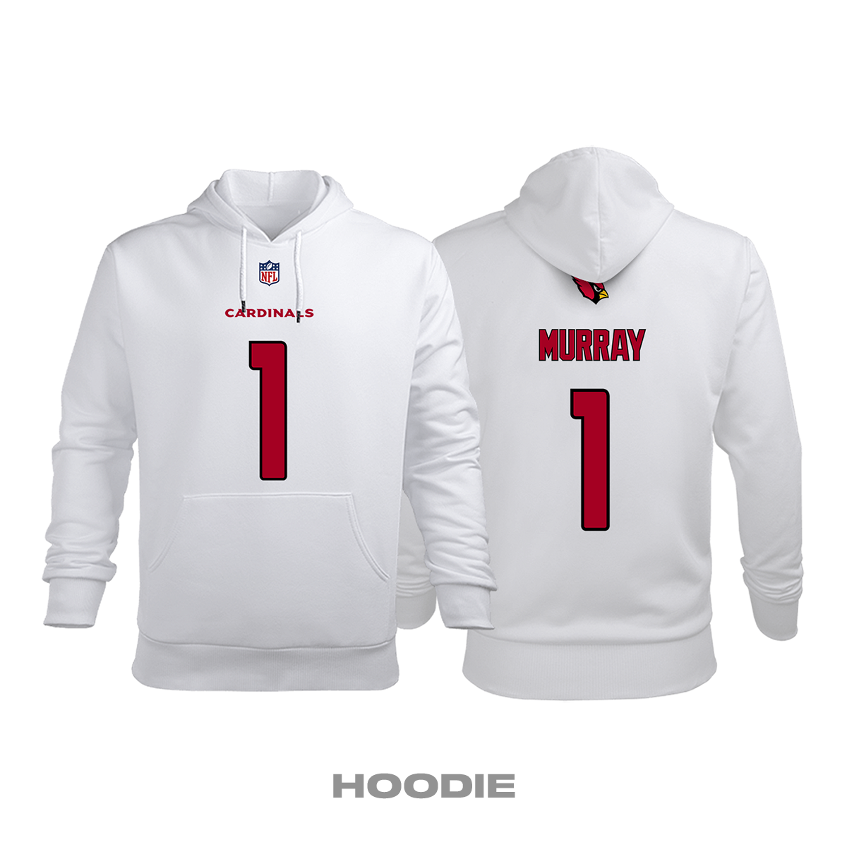 Arizona Cardinals: Road Edition 2020/2021 Kapüşonlu Hoodie 5XL