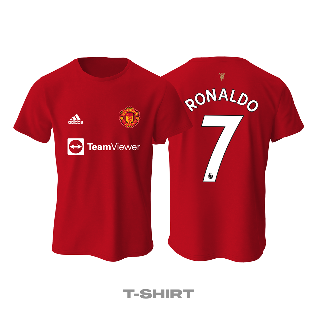 Manchester United: Home PL Edition 2021/2022 Tişört 5XL