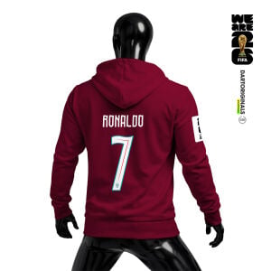 Portugal: White Edition - FIFA World Cup™ 2026 Fermuarlı Kapüşonlu Hoodie