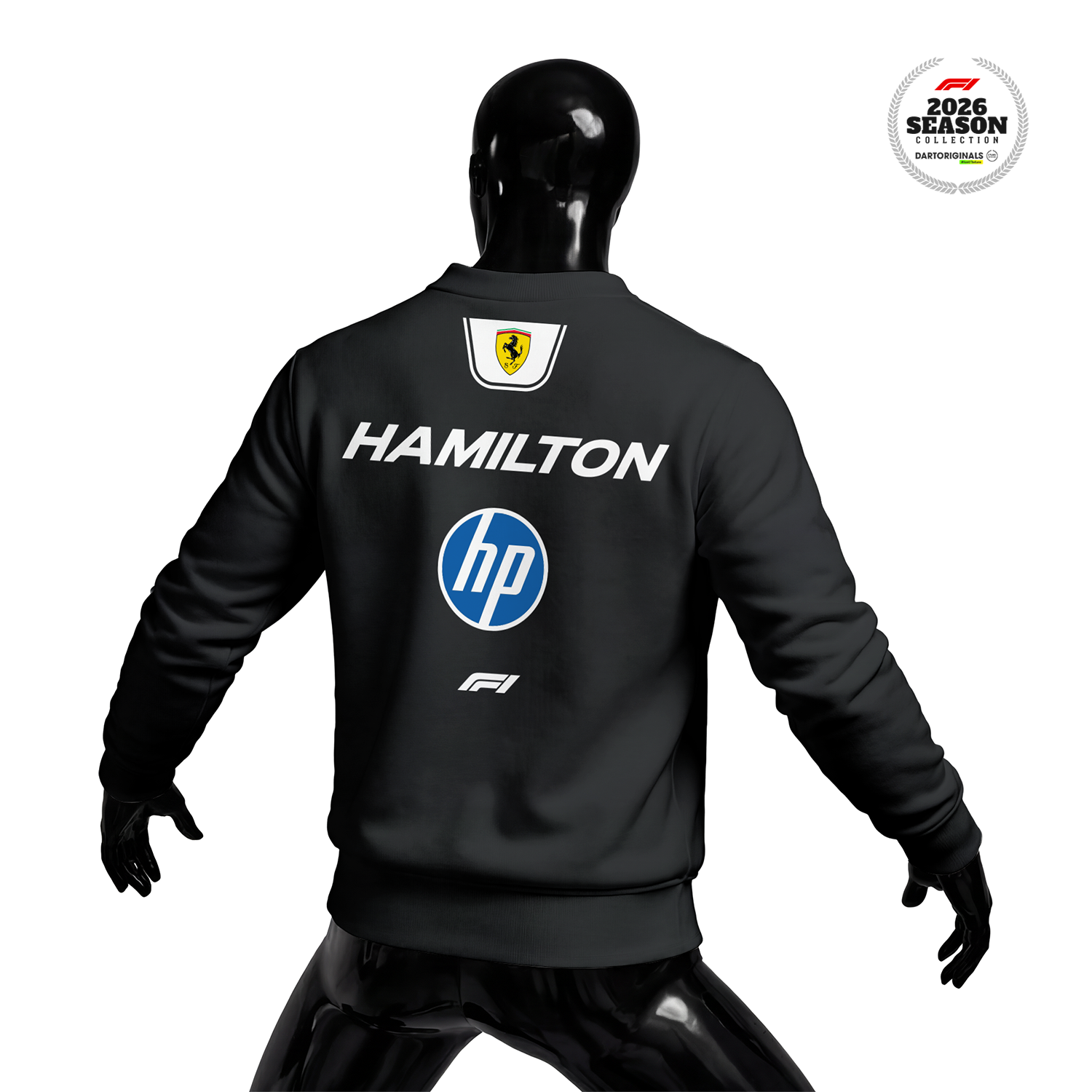 Scuderia Ferrari: SF-26 Black Edition 2026 Sweatshirt