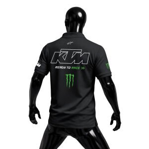 KTM Racing: Monster - Black 2026 Polo Yaka