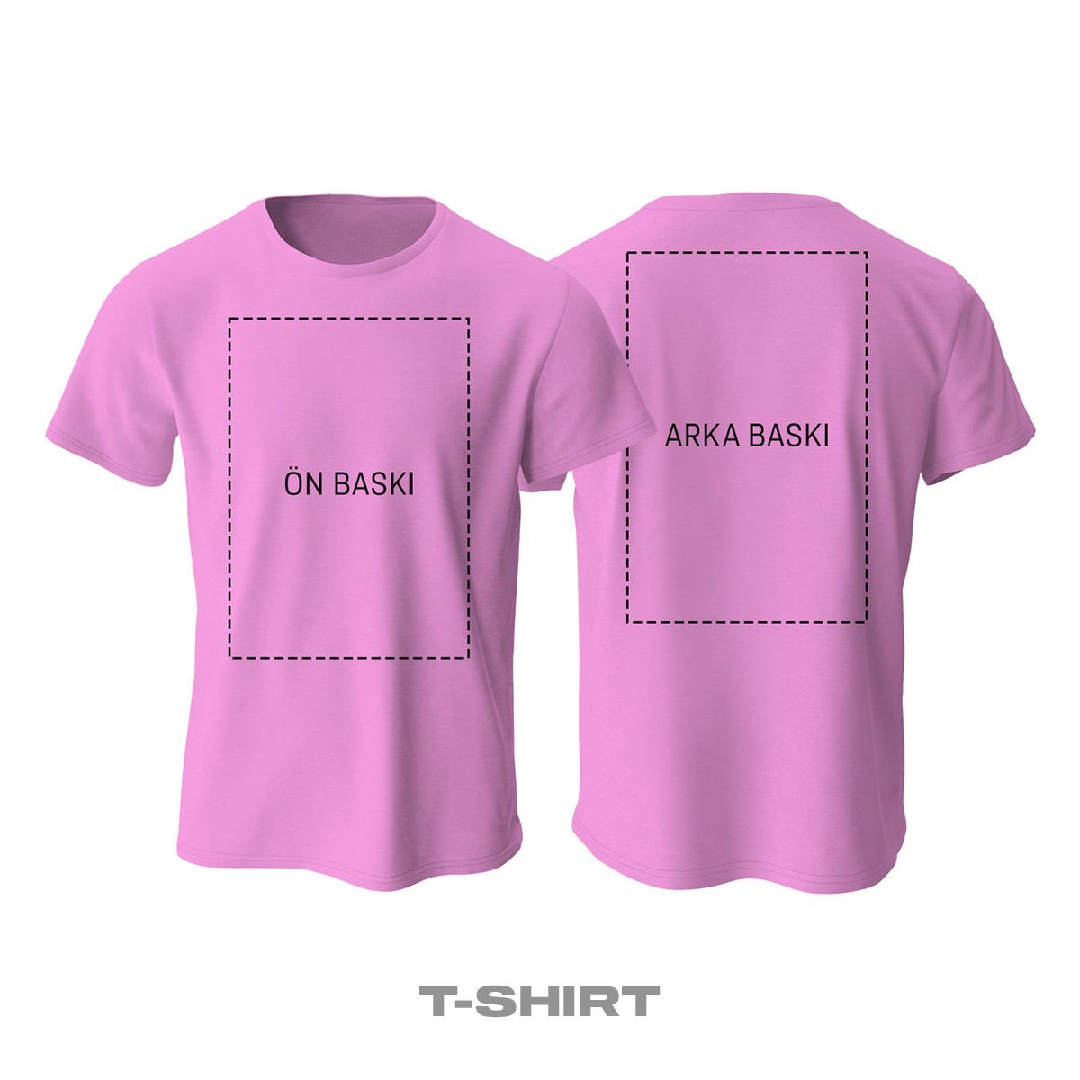 Kişisel Baskı - Pembe Tişört