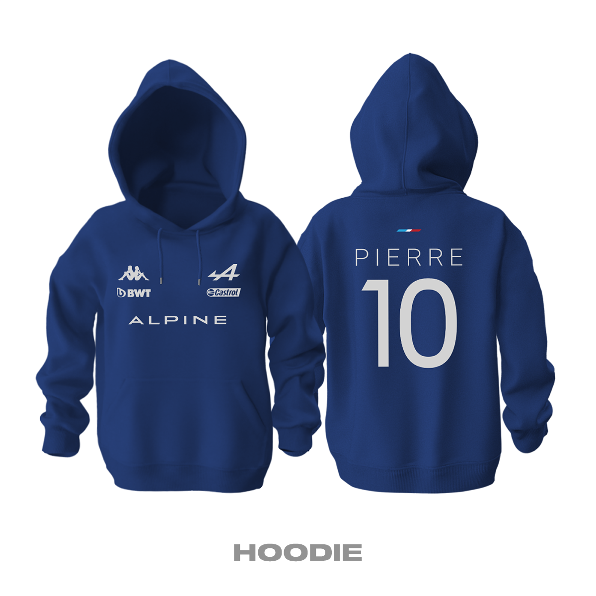 Alpine F1 Team: Navy Crew Edition 2023 Kapüşonlu Hoodie