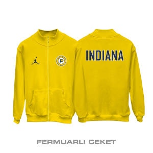 Indiana Pacers: Statement Edition 2K25 Fermuarlı Ceket