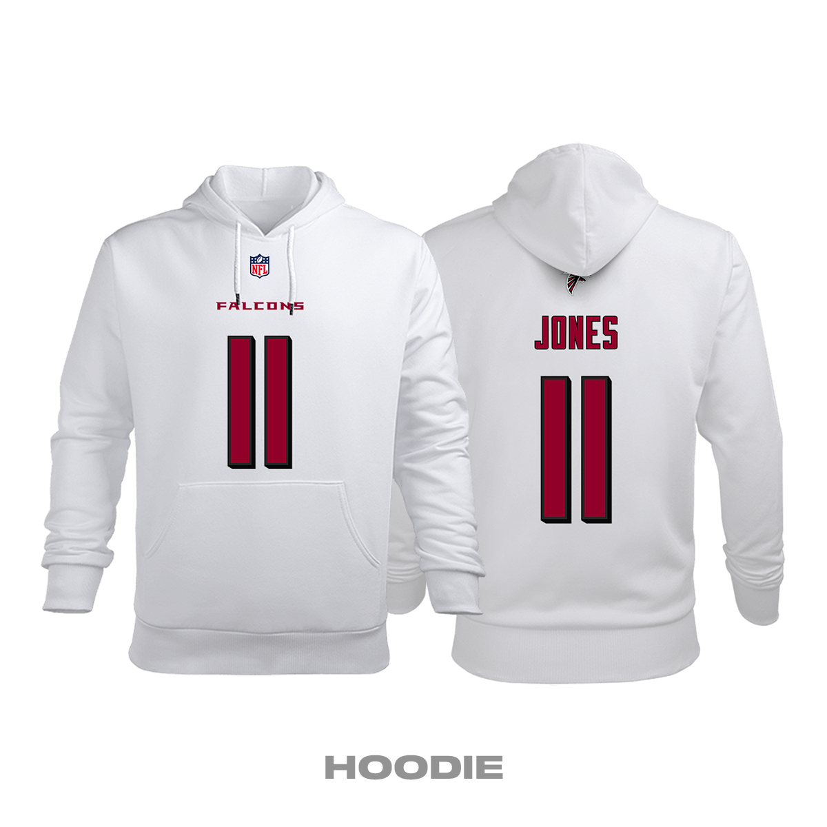 Atlanta Falcons: Road Edition 2020/2021 Kapüşonlu Hoodie 3XL