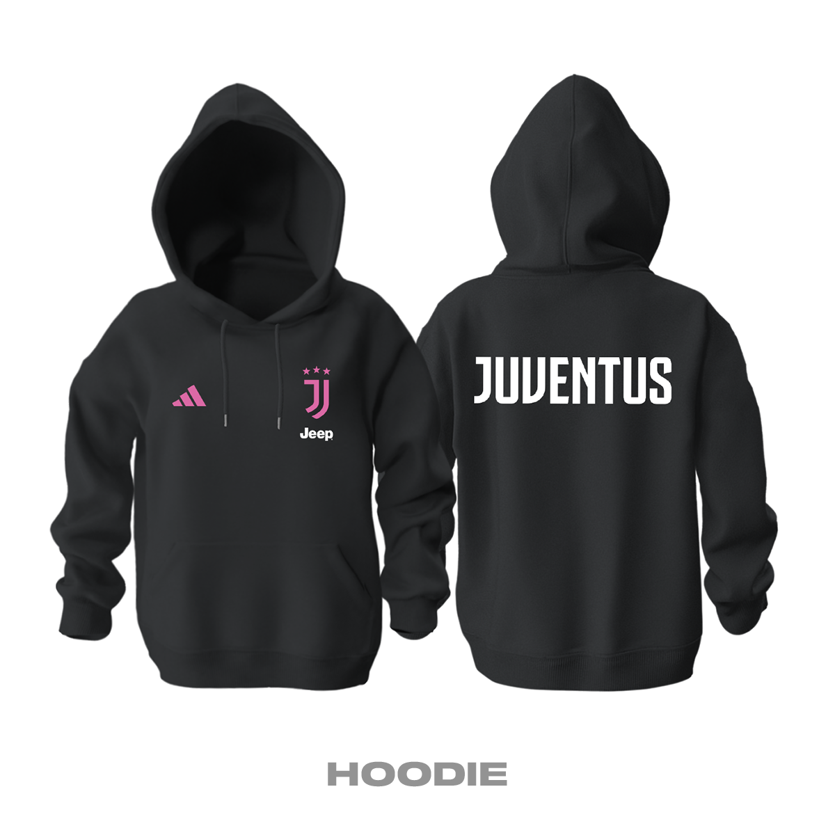 Juventus: Club Culture Series - Pink Legacy Edition Kapüşonlu Hoodie