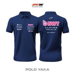 Alpine F1 Team: A525 - Navy Edition 2025 Polo Yaka