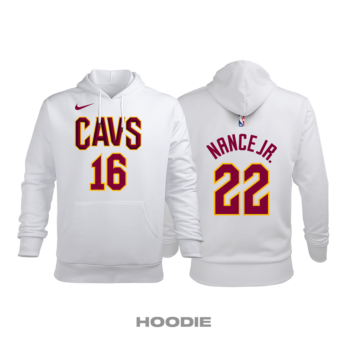 Cleveland Cavaliers: Association Edition 2017/2018 Kapüşonlu Hoodie 5XL
