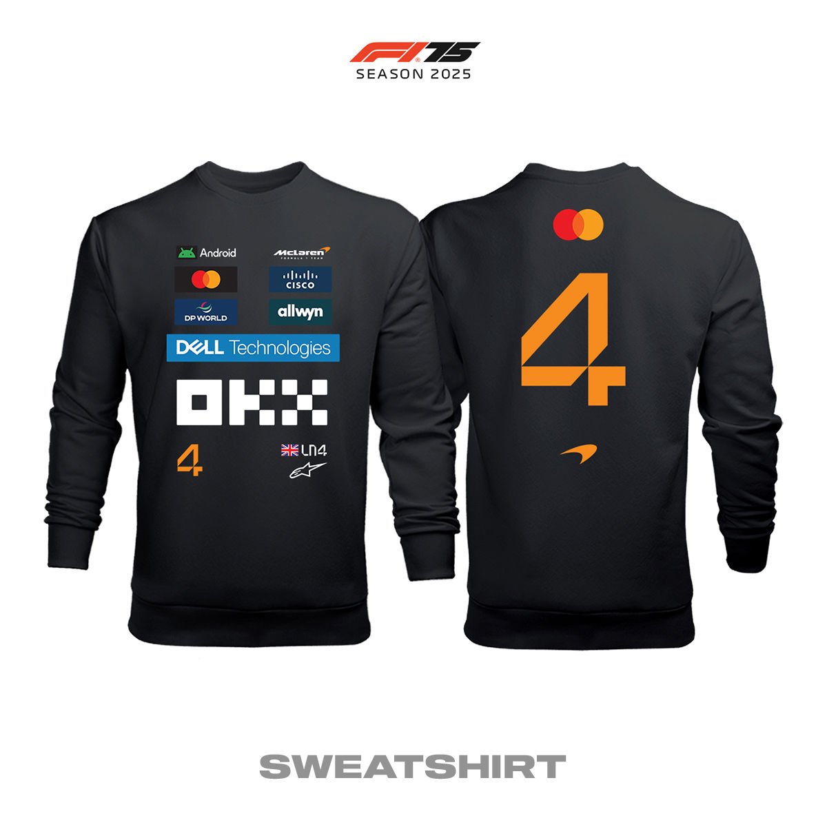 McLaren F1 Team: MCL39 Black Edition 2025 Sweatshirt