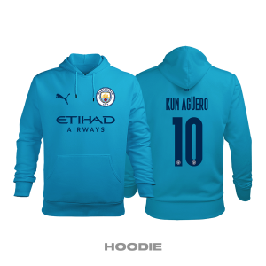 Manchester City: Home Edition 2020/2021 Kapüşonlu Hoodie XS
