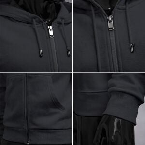 KTM Racing: Monster - Black 2026 Fermuarlı Hoodie