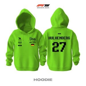 Stake F1 Team: Kick Sauber C45 Neon Crew Edition 2025 Kapüşonlu Hoodie