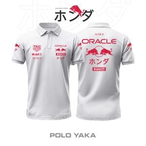 Red Bull Racing: ホンダ - #Japanese GP 2025 - WHITE Polo Yaka