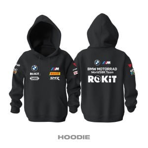 BMW ROKIT: Motorrad Team - Black Edition 2024/2025 Kapüşonlu Hoodie