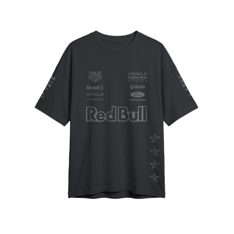 Red Bull Racing: #DutchGP Livery - Blackout Edition 2K27 Oversize Tişört