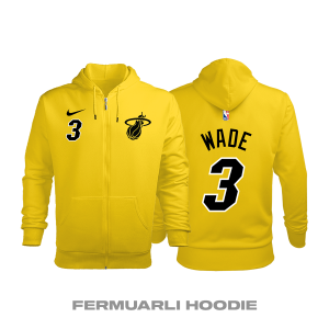 Miami Heat: Earned Edition 2020/2021 Fermuarlı Kapüşonlu Hoodie