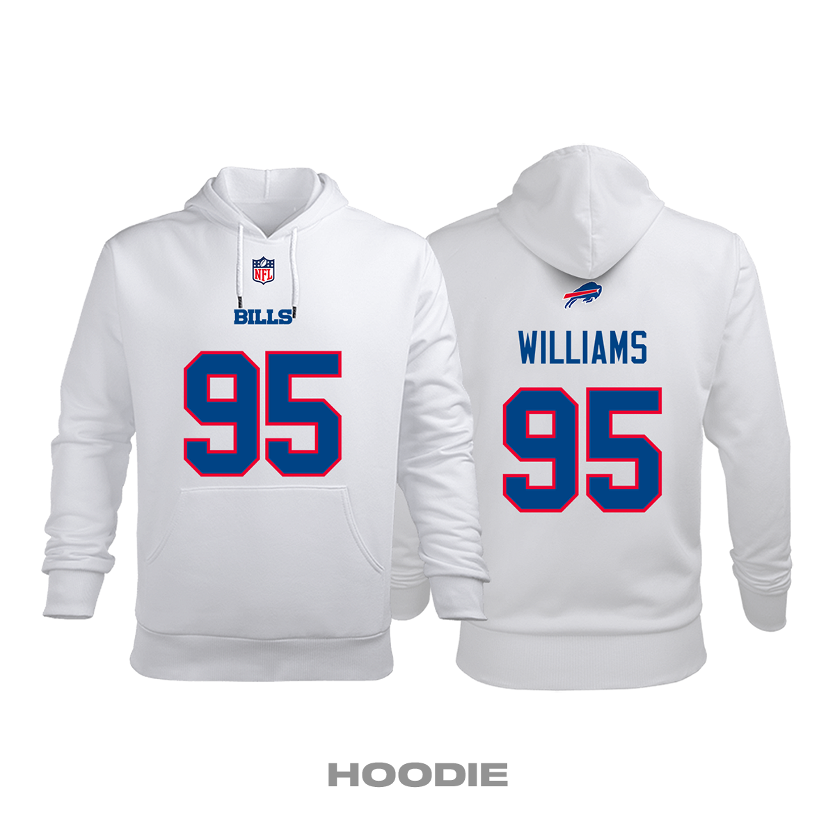 Buffalo Bills: Road Edition 2020/2021 Kapüşonlu Hoodie 3XL