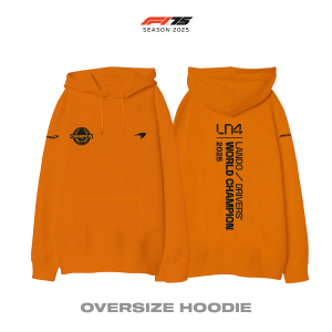 Lando Norris: World Champion 2025 - Orange Edition Oversize Hoodie