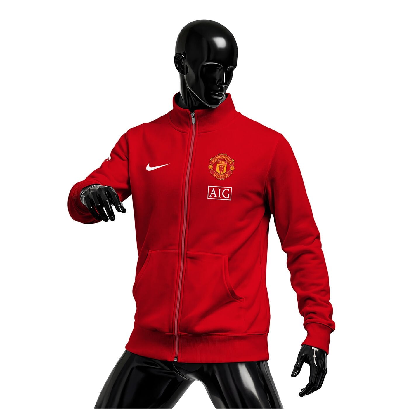 Manchester United: 2009 Vintage Series - Red Fermuarlı Ceket