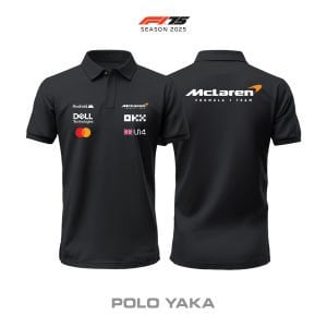 McLaren F1 Team: MCL39 Black Edition 2025 Polo Yaka