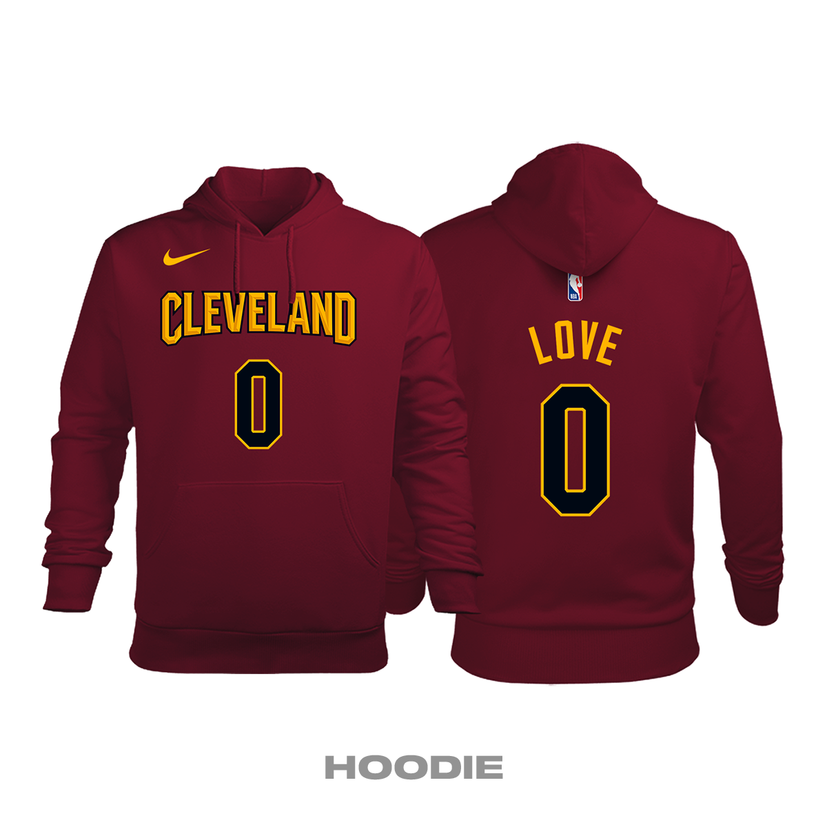 Cleveland Cavaliers: Icon Edition 2017/2018 Kapüşonlu Hoodie 3XL