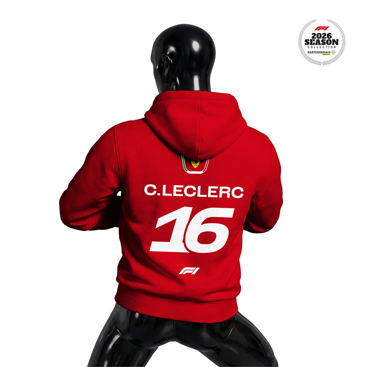Scuderia Ferrari: SF-26 Red Crew Edition 2026 Kapüşonlu Hoodie