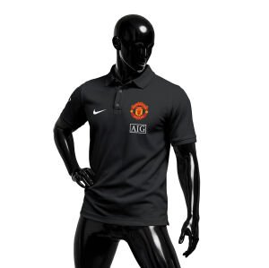 Manchester United: 2009 Vintage Series - Black Polo Yaka