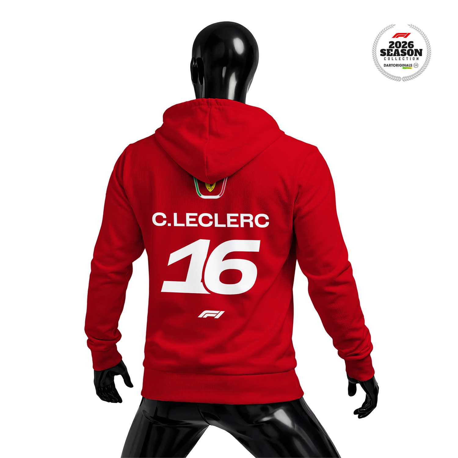 Scuderia Ferrari: SF-26 Red Crew Edition 2026 Fermuarlı Hoodie