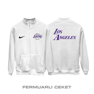 Los Angeles Lakers: City Edition 2K23 Fermuarlı Ceket