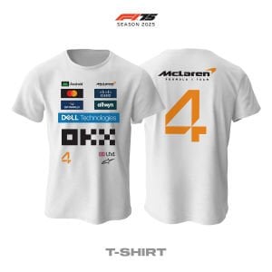 McLaren F1 Team: MCL39 White Edition 2025 Tişört