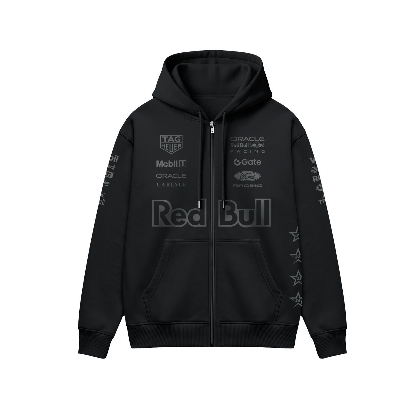 Red Bull Racing: #DutchGP Livery - Blackout Edition 2K27 Fermuarlı Hoodie
