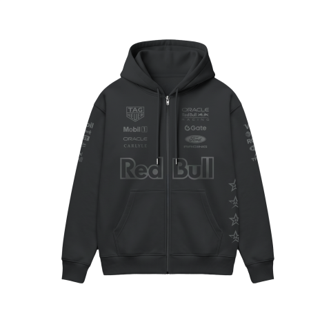 Red Bull Racing: #DutchGP Livery - Blackout Edition 2K27 Fermuarlı Hoodie