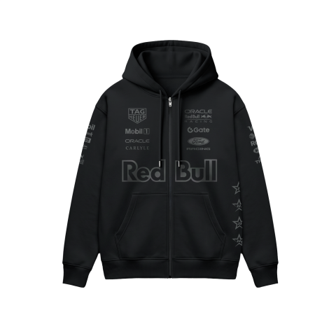 Red Bull Racing: #DutchGP Livery - Blackout Edition 2K27 Fermuarlı Hoodie