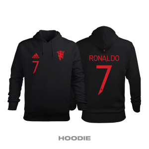 Manchester United: Black Devil Edition 2021/2022 Kapüşonlu Hoodie XS