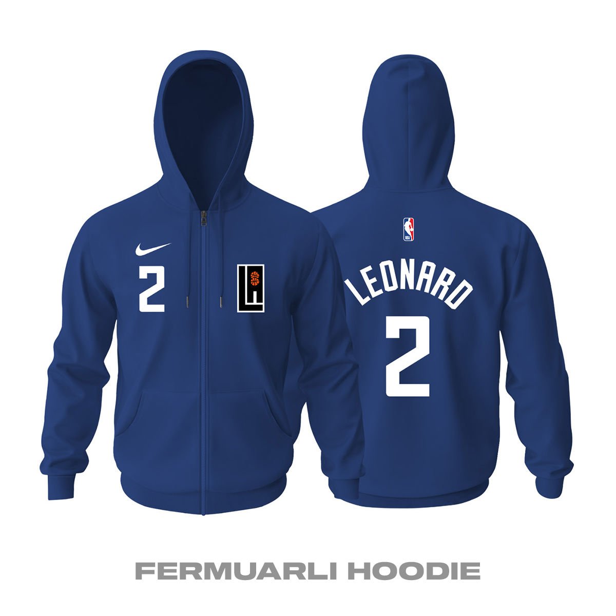 Los Angeles Clippers: City Edition 2023/2024 Fermuarlı Hoodie
