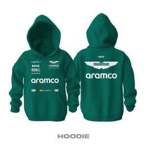 Aston Martin F1 Team: AMR24 Edition Kapüşonlu Hoodie