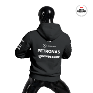 Petronas F1 Team: W17 Merch Edition - Black 2026 Kapüşonlu Hoodie