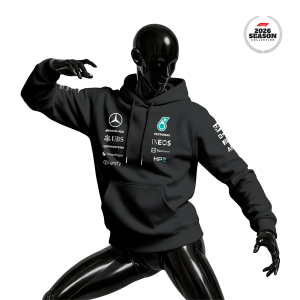Petronas F1 Team: W17 Merch Edition - Black 2026 Kapüşonlu Hoodie