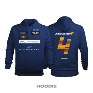 McLaren F1 Team: Navy Edition 2021 Kapüşonlu Hoodie 2XL
