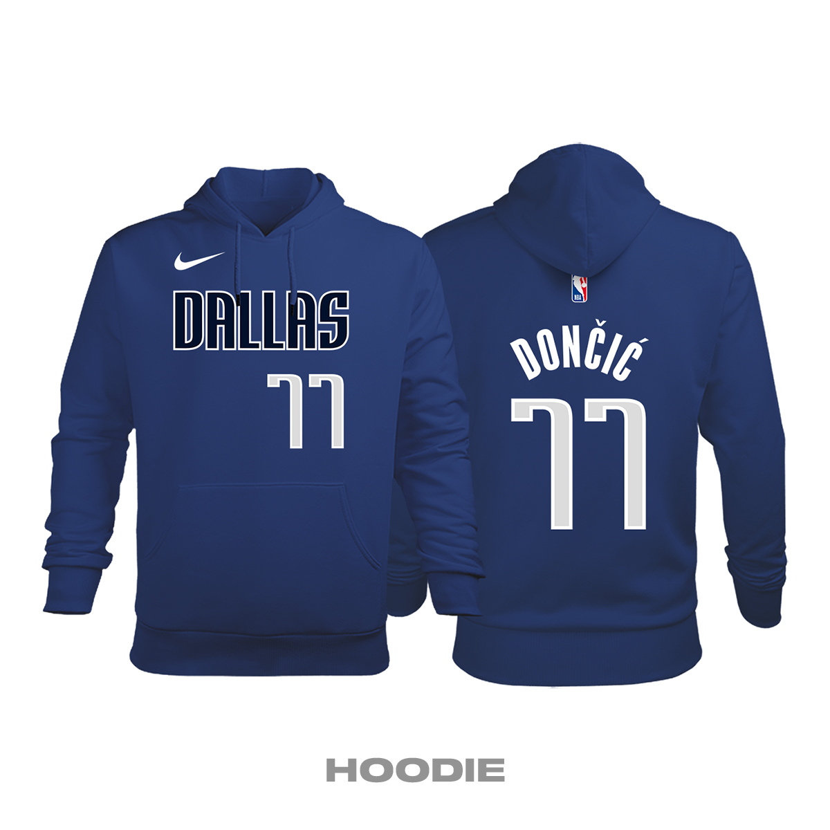 Dallas Mavericks: Icon Edition 2017/2018 Kapüşonlu Hoodie XS